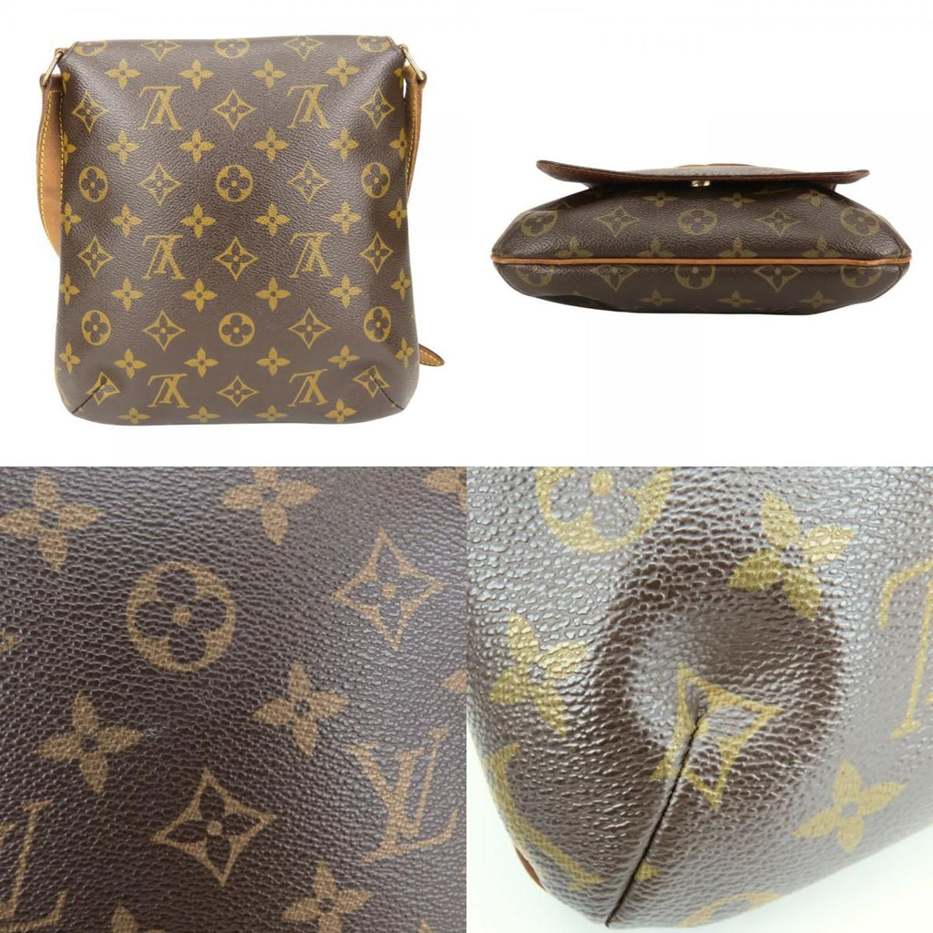 Louis Vuitton Shoulder Bag Musette Salsa Monogram Leather Brown — view 3