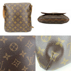 Louis Vuitton Shoulder Bag Musette Salsa Monogram Leather Brown — view 3
