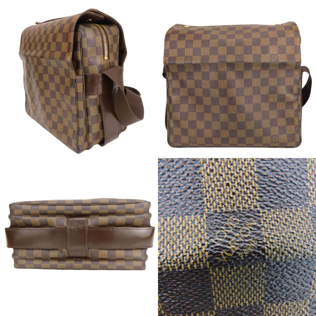 Louis Vuitton Shoulder Bag Naviglio Damier Ebene Brown Casual — view 2