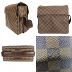 Louis Vuitton Shoulder Bag Naviglio Damier Ebene Brown Casual — view 2