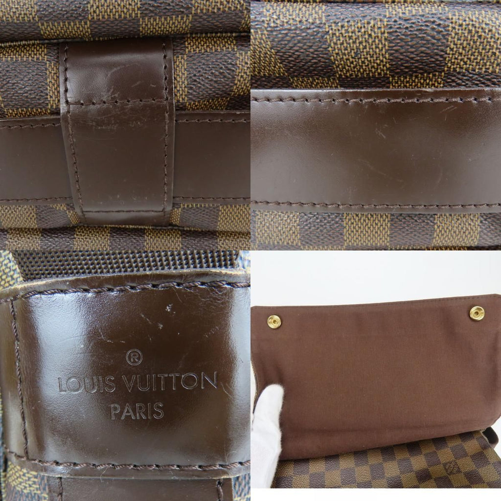 Louis Vuitton Shoulder Bag Naviglio Damier Ebene Brown Casual — view 6