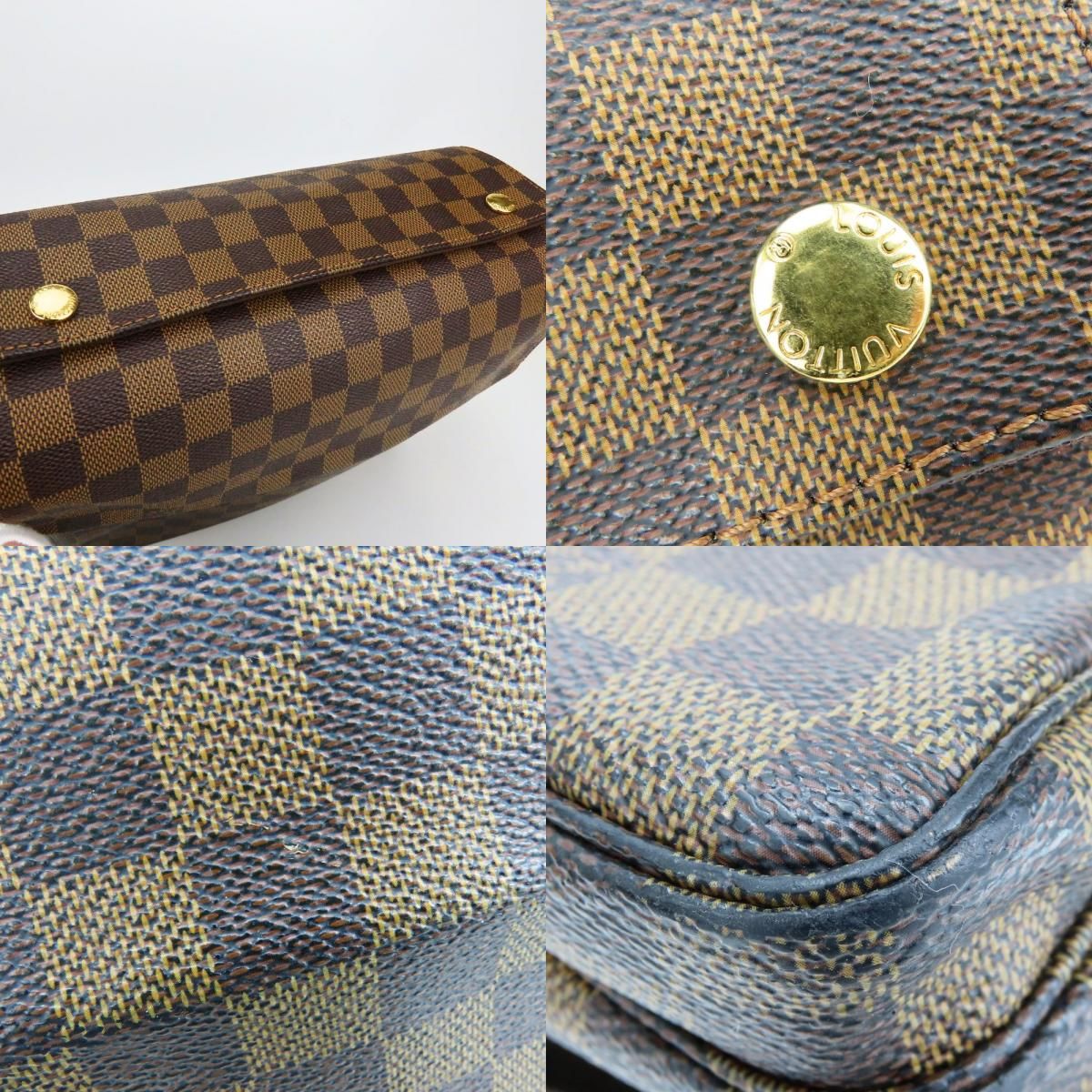 Louis Vuitton Shoulder Bag Naviglio Damier Ebene Brown Casual — view 4