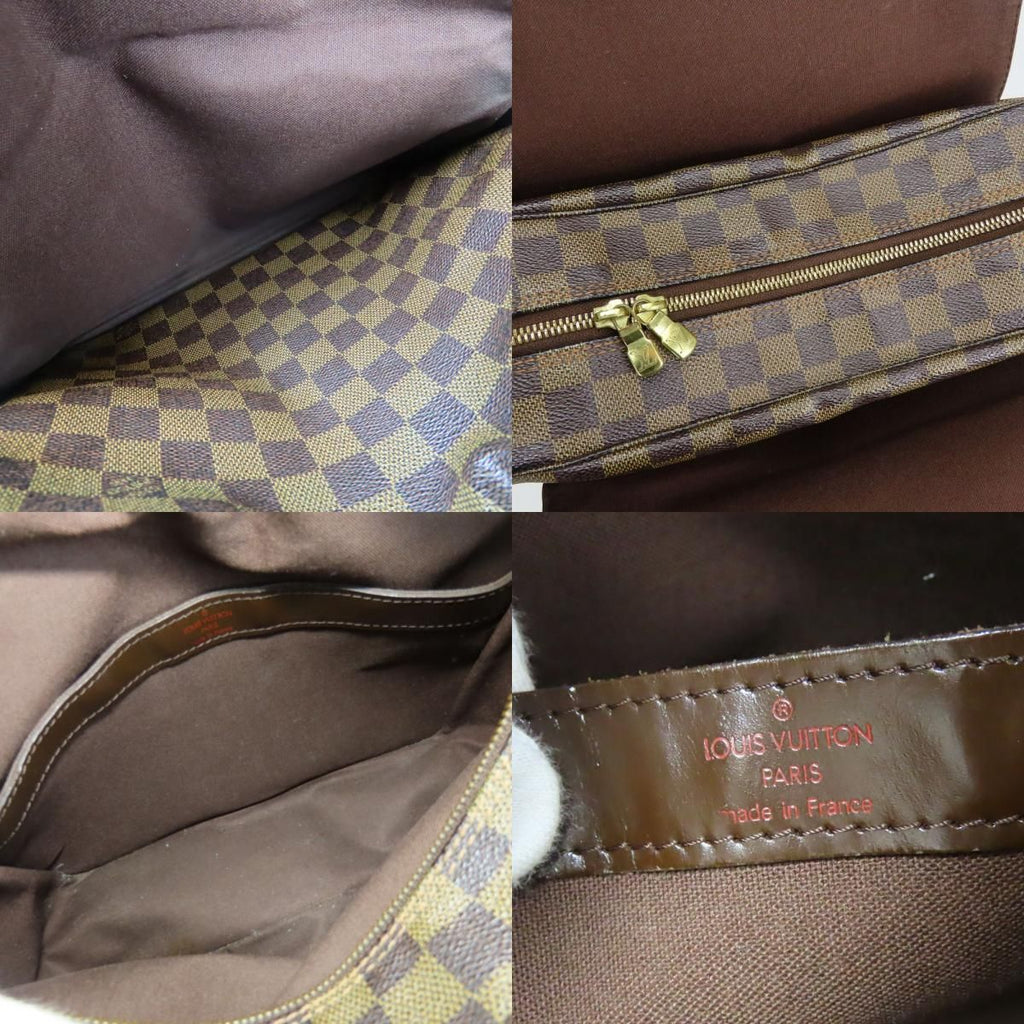 Louis Vuitton Shoulder Bag Naviglio Damier Ebene Brown Casual — view 8