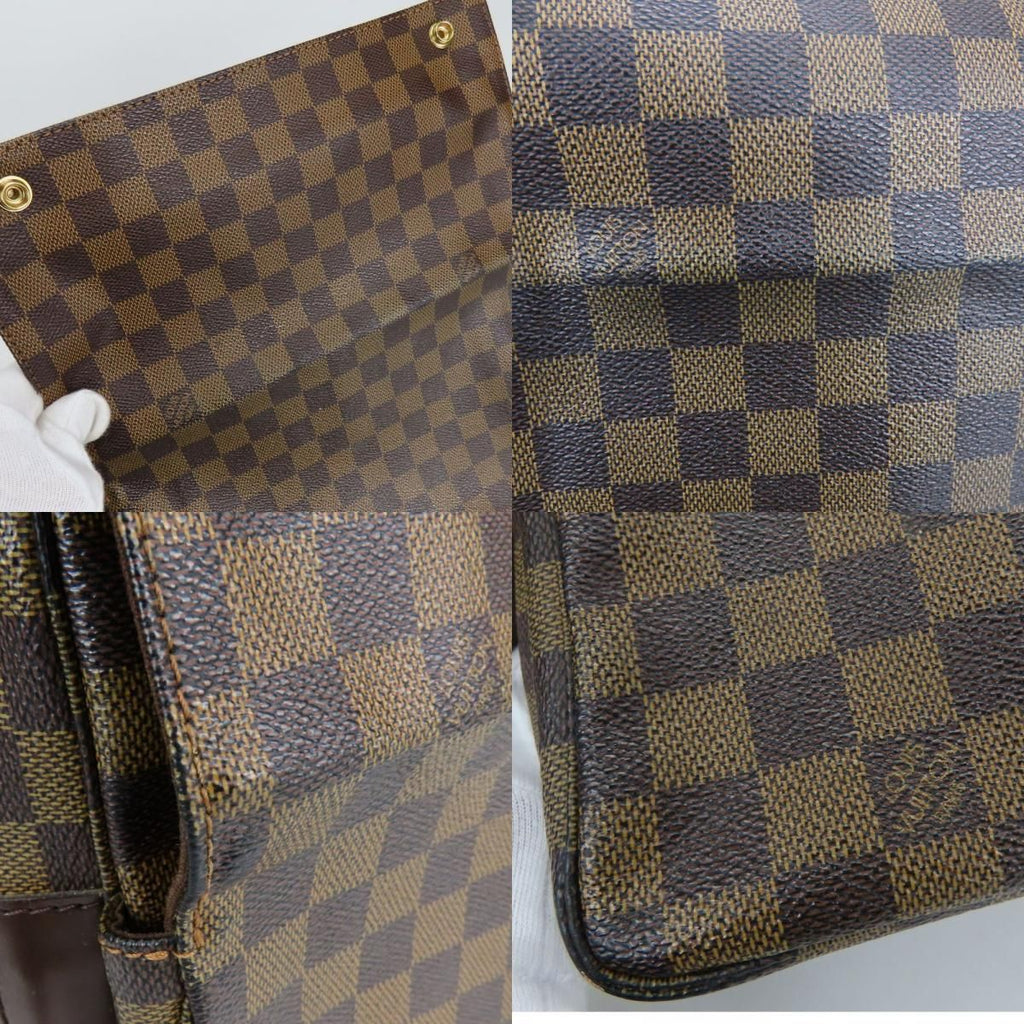Louis Vuitton Shoulder Bag Naviglio Damier Ebene Brown Casual — view 3