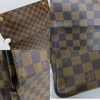 Louis Vuitton Shoulder Bag Naviglio Damier Ebene Brown Casual — view 3