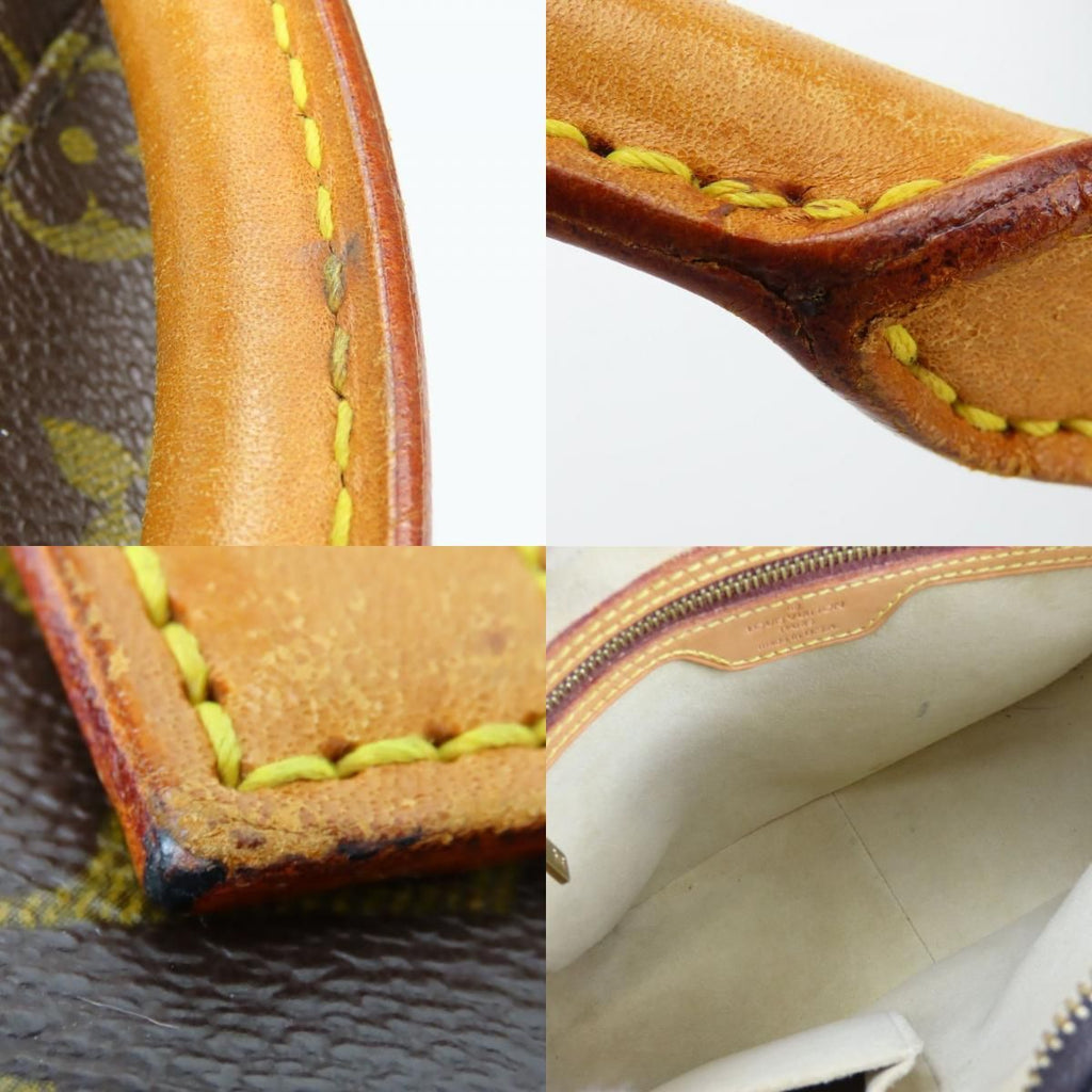 Louis Vuitton Shoulder Bag Looping MM Monogram Leather Brown — view 7