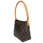 Louis Vuitton Shoulder Bag Looping MM Monogram Leather Brown — view 2