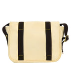 Louis Vuitton Shoulder Bag Antigua Besace Canvas Ecru Ivory Brown — view 3