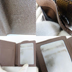 Louis Vuitton Trifold Wallet Portefeuille Joy Damier Ebene Brown — view 6