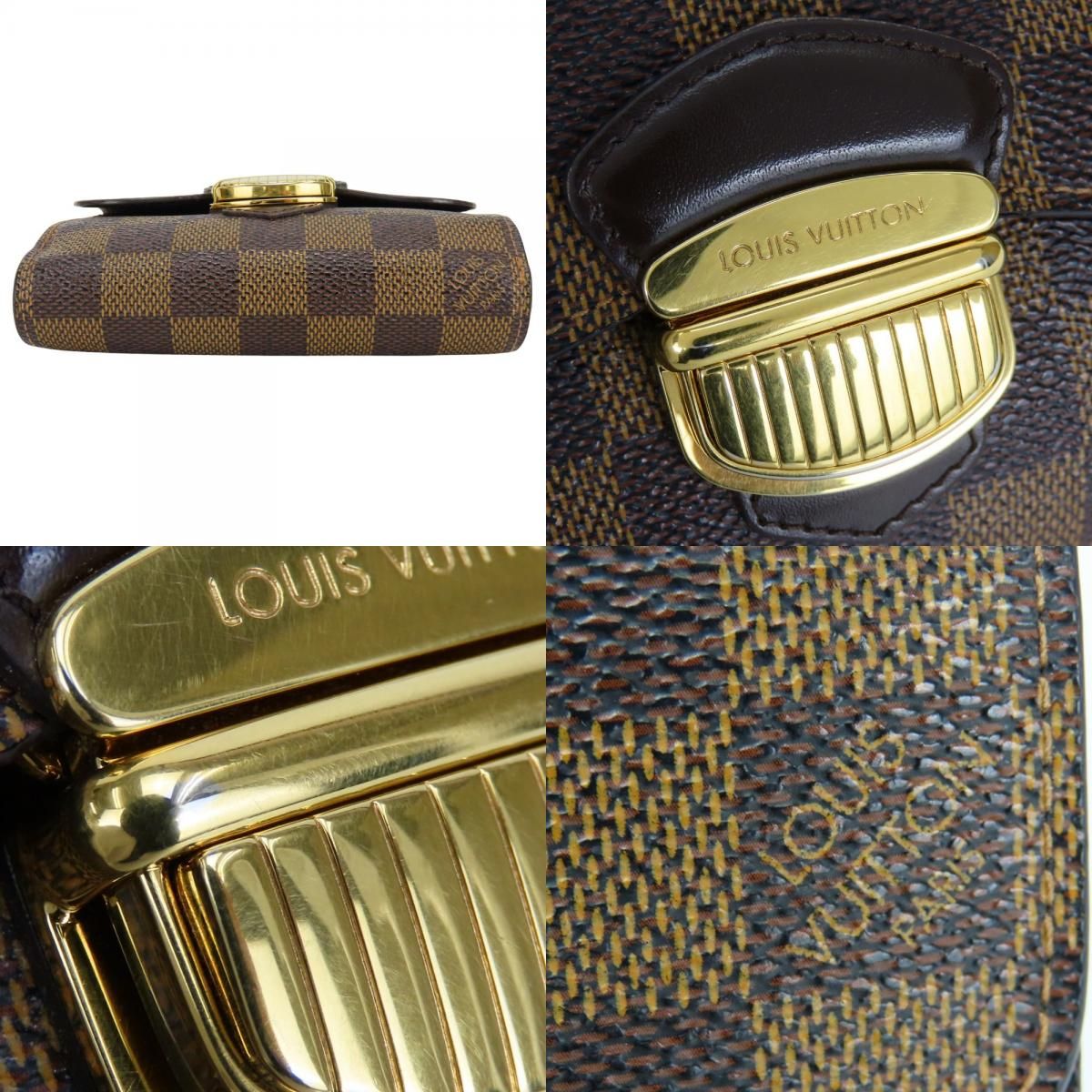 Louis Vuitton Trifold Wallet Portefeuille Joy Damier Ebene Brown — view 3