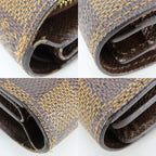 Louis Vuitton Trifold Wallet Portefeuille Joy Damier Ebene Brown — view 4