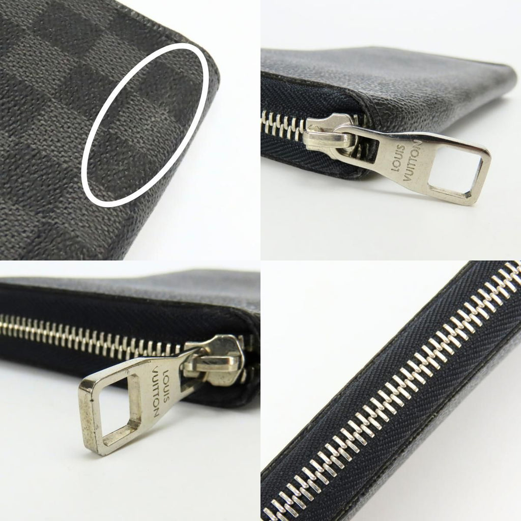 Louis Vuitton Long Wallet Zippy Organizer Damier Graphite — view 4