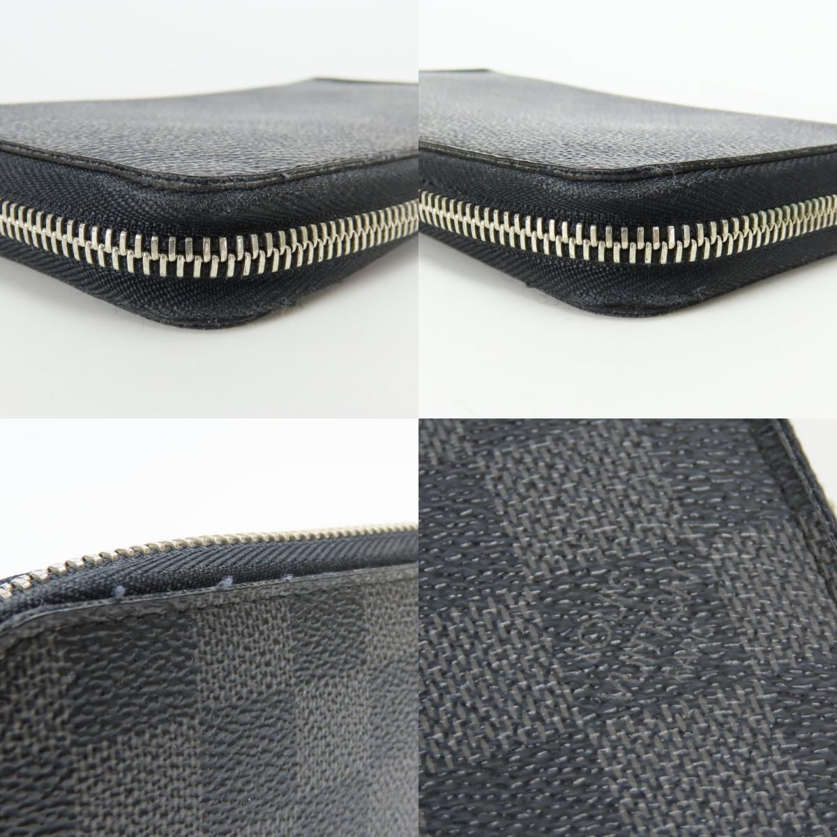 Louis Vuitton Long Wallet Zippy Organizer Damier Graphite — view 3