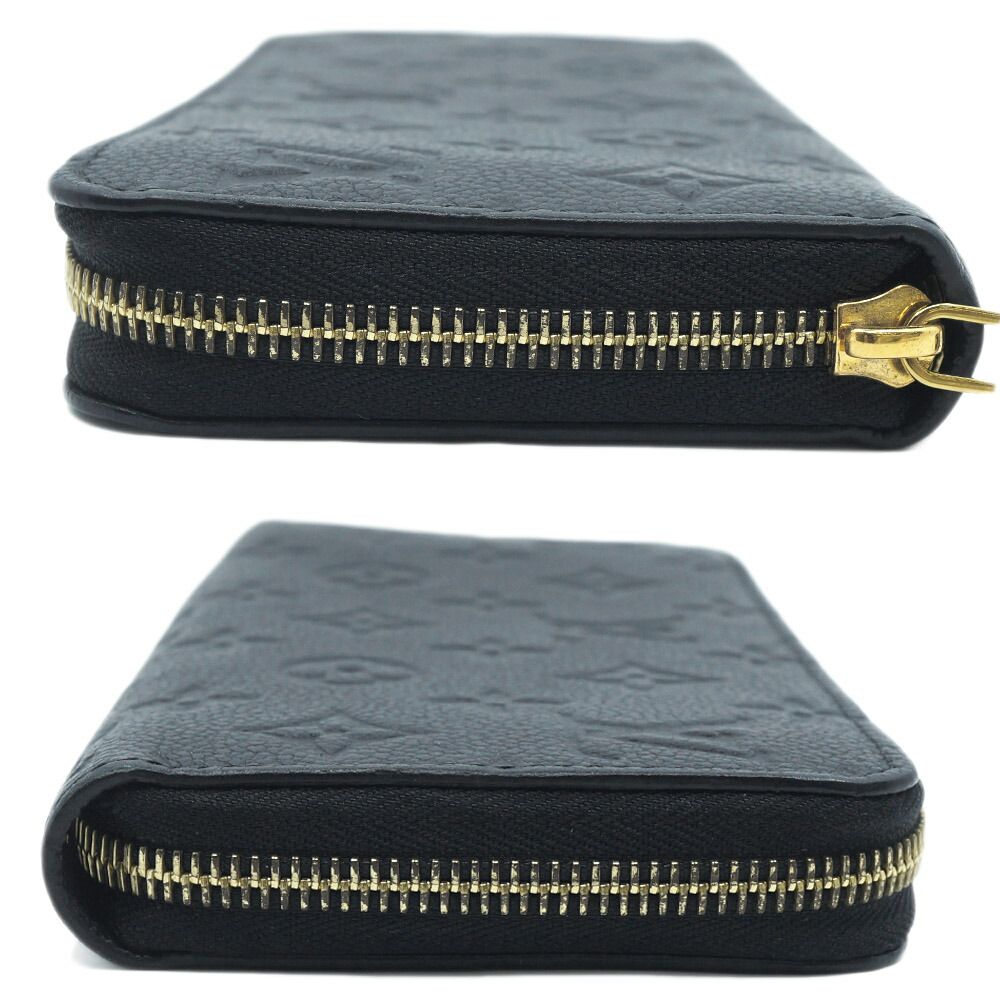 Louis Vuitton Zippy Long Wallet Black Noir Gold — view 2