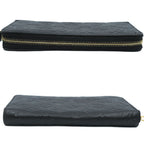 Louis Vuitton Zippy Long Wallet Black Noir Gold — view 3