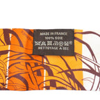 Hermes Twilly Jungle Love Rainbow Silk Brown Scarf — view 9