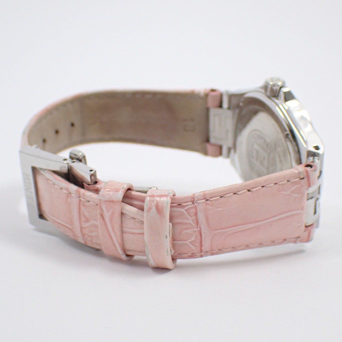 Fendi High Speed Quartz Watch Pink Shell Dial Leather — view 4