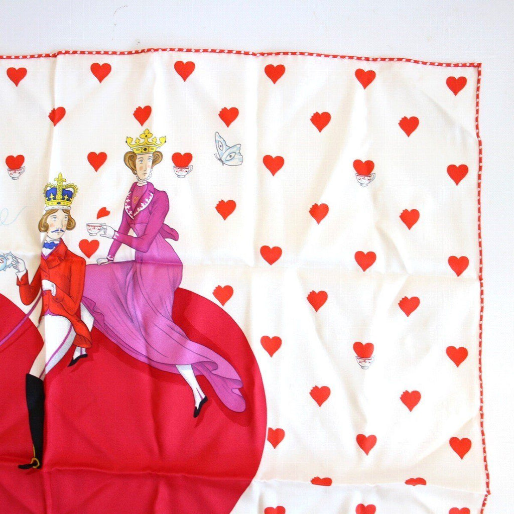 Hermes Carre 70 Scarf Tea Time Silk White — view 3