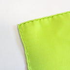 Hermes Carre 90 Scarf les Triples de Paris Mischievous Triplets Silk Green — view 7