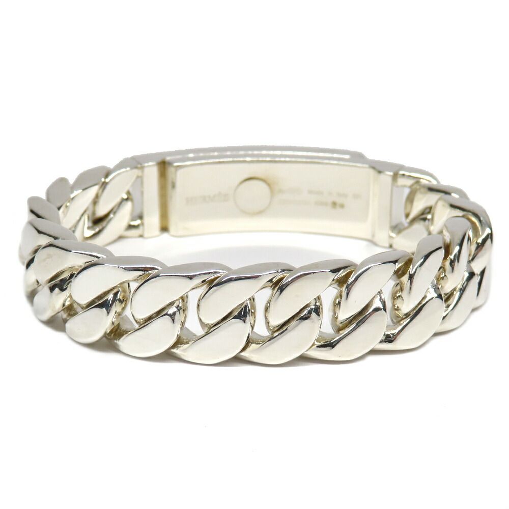 Hermes Kelly Gourmet GM Bracelet SH Manufactured in Silver — view 4