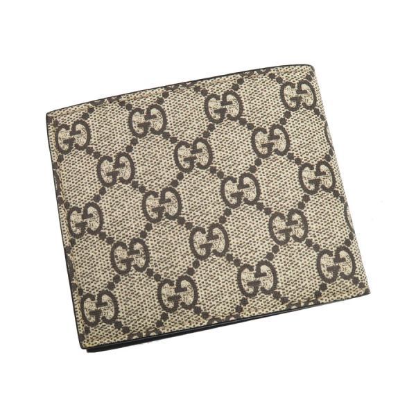 Gucci Bifold Billfold Leather Gray — view 2