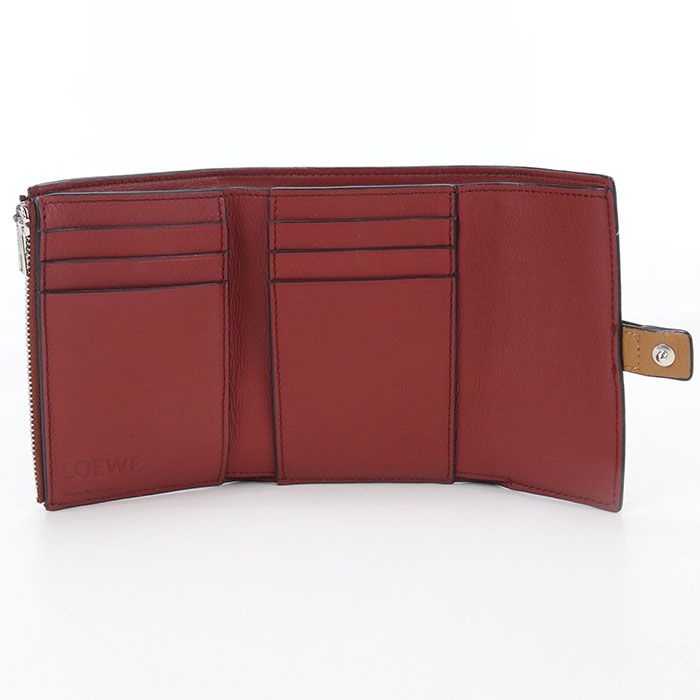 Loewe Vertical Wallet Small Anagram Trifold — view 3