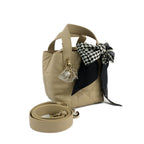 Dior Toujour Vertical Nano Powder Beige Macro Cannage Shoulder Bag — view 9