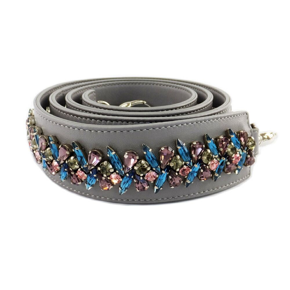Dior Mini Gray Cannage Stitch Shoulder Strap Lambskin Bag — view 7
