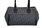 Dior Flight Line Trotter Handbag Denim Leather Navy Black Silver — view 3