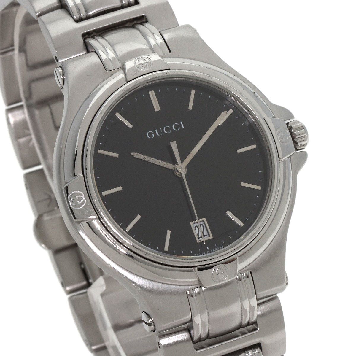 Gucci Round Face Watch SS — view 4