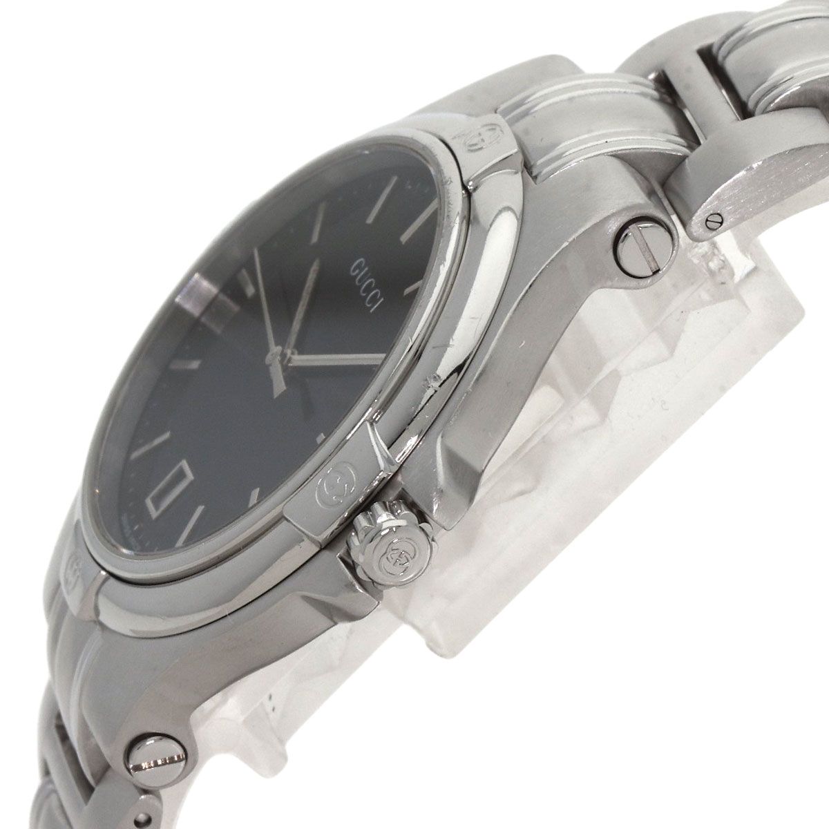 Gucci Round Face Watch SS — view 5