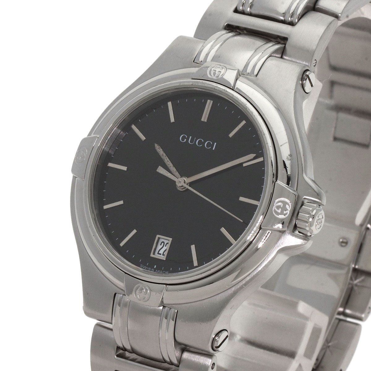 Gucci Round Face Watch SS — view 3