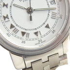 Hermes Carrick Stainless Steel Quartz Analog Display White Dial Watch — view 7