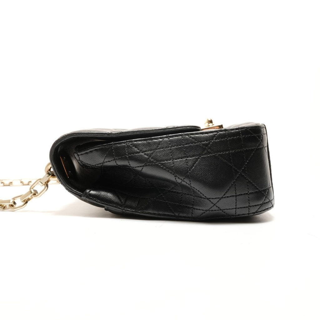 Dior Shoulder Bag Leather Chain New Rock Flap — view 3
