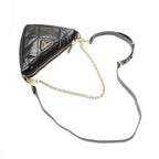 Prada Shoulder Bag Nappa Leather Quilted Triangle — view 8