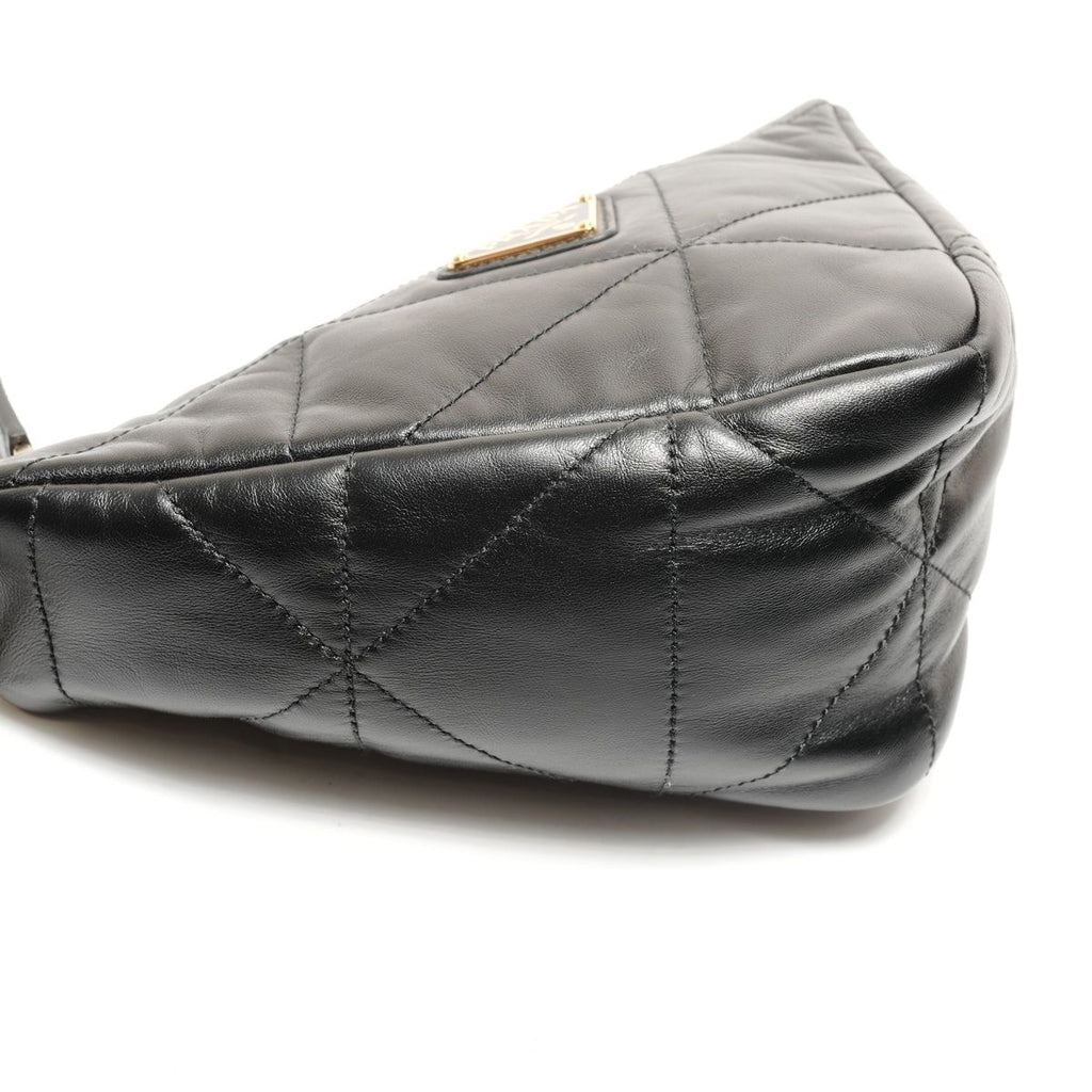 Prada Shoulder Bag Nappa Leather Quilted Triangle — view 5