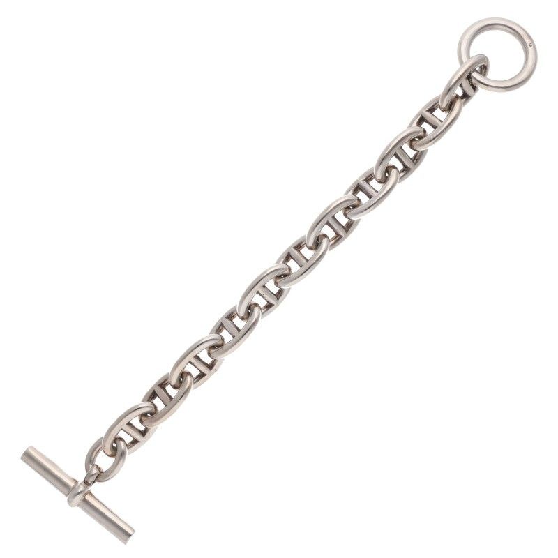Hermes Chaine D'ancre TGM Silver Bracelet — view 2