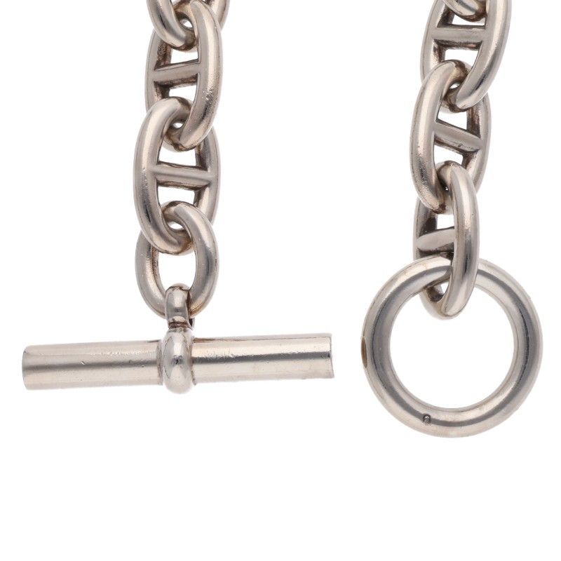 Hermes Chaine D'ancre TGM Silver Bracelet — view 4