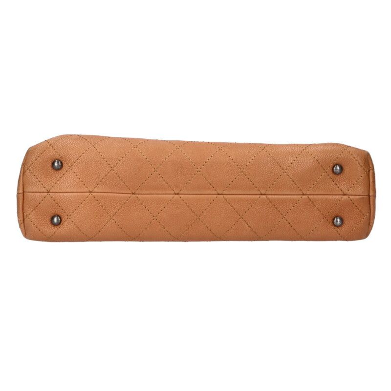 Chanel Quilted 2-Way Caviar Leather Handbag — view 4