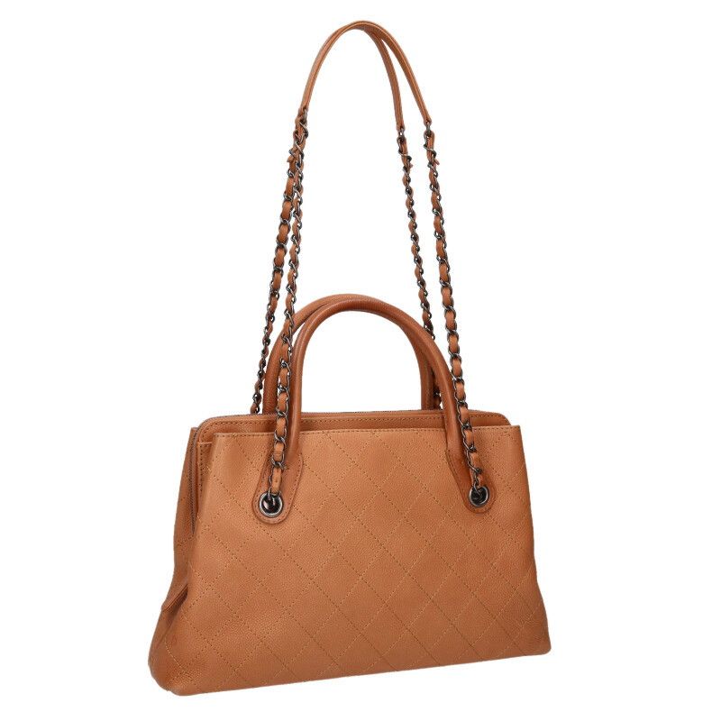 Chanel Quilted 2-Way Caviar Leather Handbag — view 2