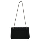 Chanel 2.55 Large Double Flap Jersey Chain Shoulder Bag — view 2