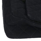 Chanel 2.55 Large Double Flap Jersey Chain Shoulder Bag — view 5