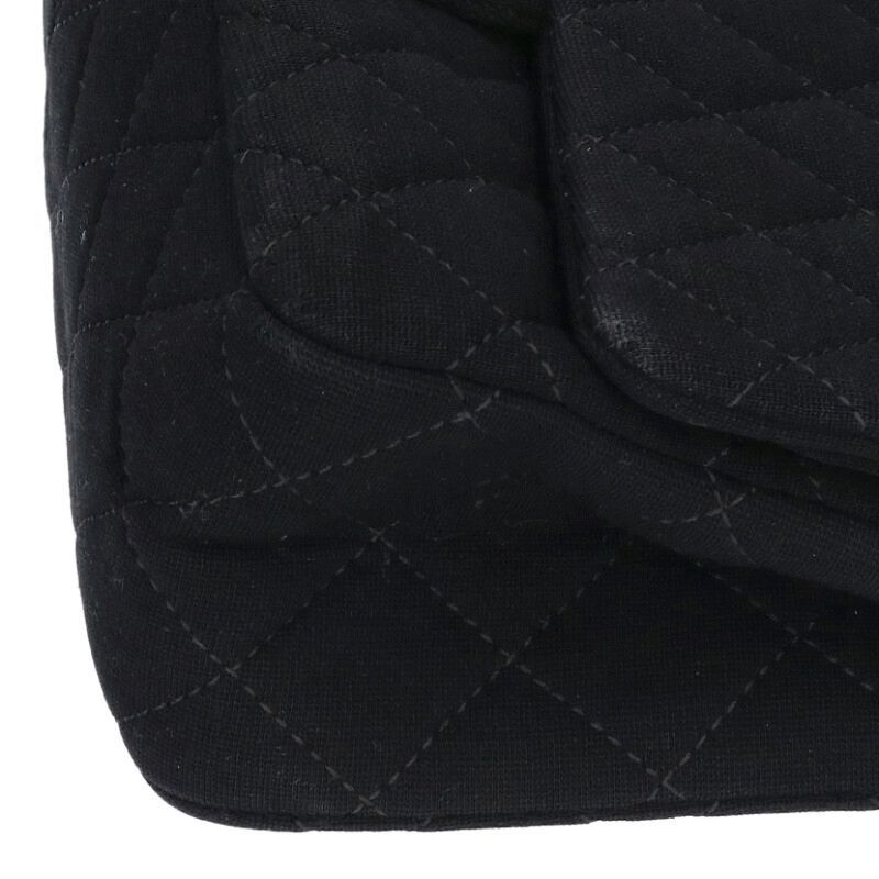 Chanel 2.55 Large Double Flap Jersey Chain Shoulder Bag — view 5