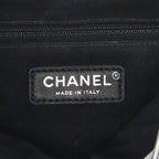 Chanel Chevron Studded Leather Backpack — view 3