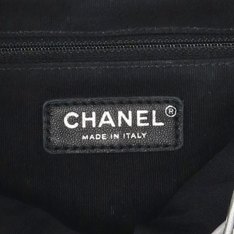 Chanel Chevron Studded Leather Backpack — view 3