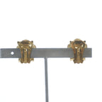 Dior Christian Earrings Clip on Logo Gold MQ OH — view 3