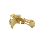 Dior Christian Earrings Clip on Logo Gold MQ OH — view 4