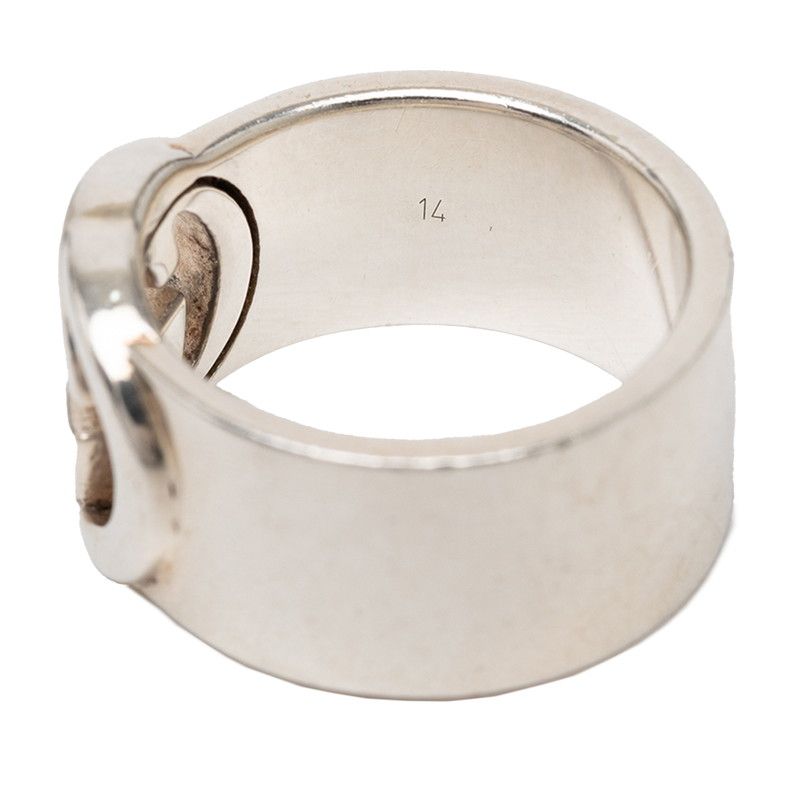 Gucci Interlocking Ring Silver — view 5