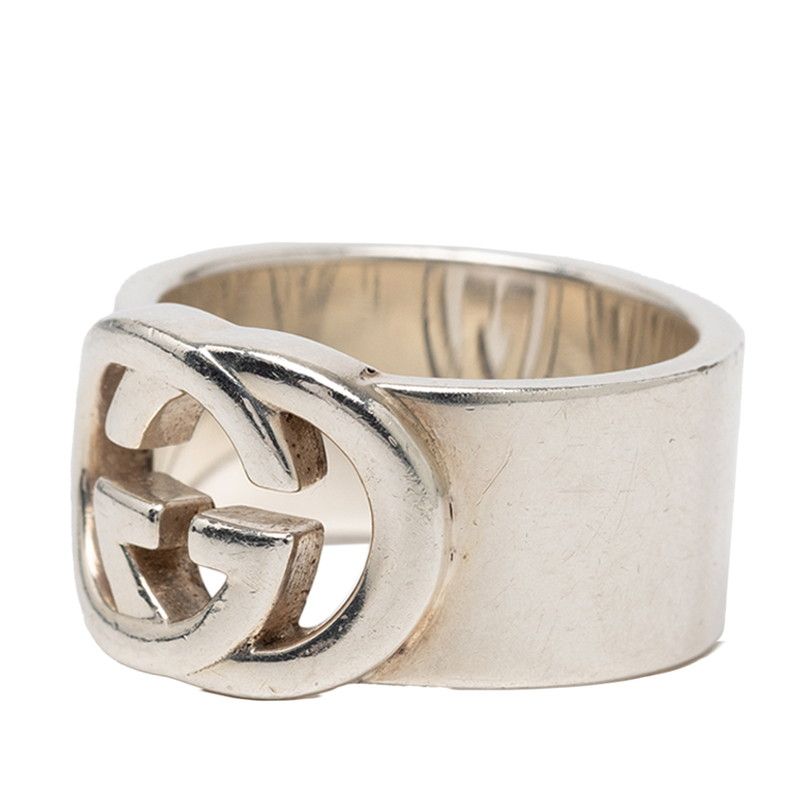 Gucci Interlocking Ring Silver — view 2
