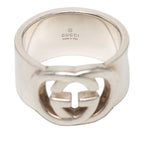 Gucci Interlocking Ring Silver